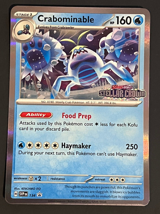 SVP134 Crabominable - Stamped Black Star Promo