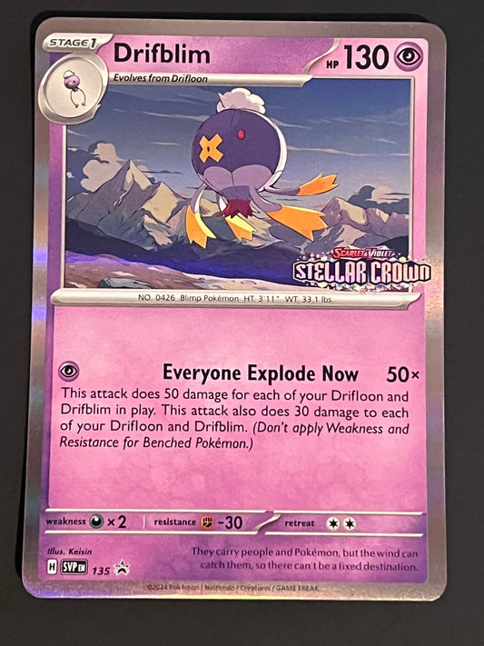 SVP135 Drifblim - Stamped Black Star Promo