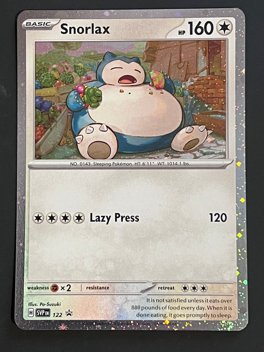 SVP122 Snorlax - Black Star Promo