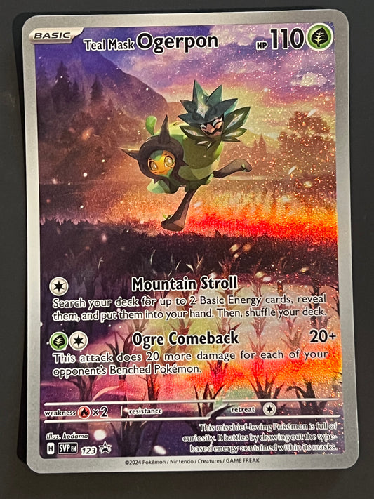 SVP123 Teal Mask Ogerpon - Black Star Promo