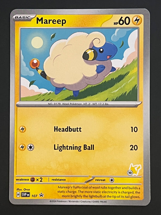 SVP107 Mareep - Black Star Promo