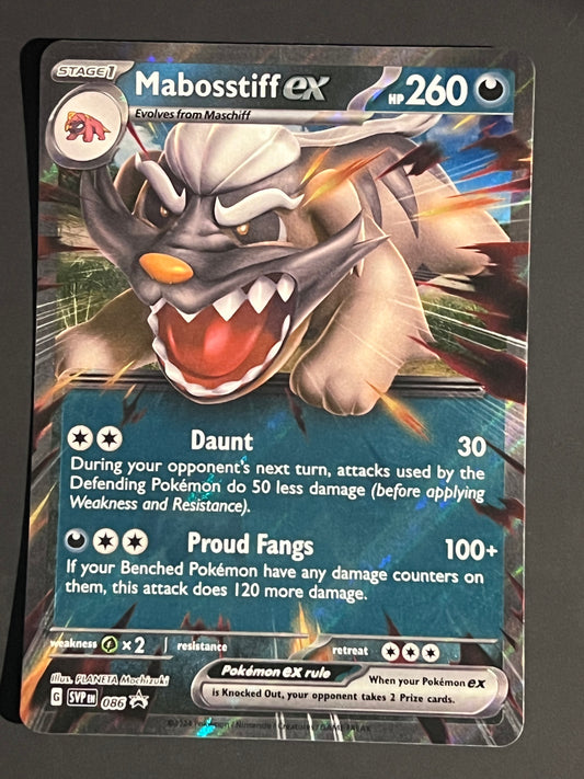 SVP086 Mabosstiff Ex - Black Star Promo