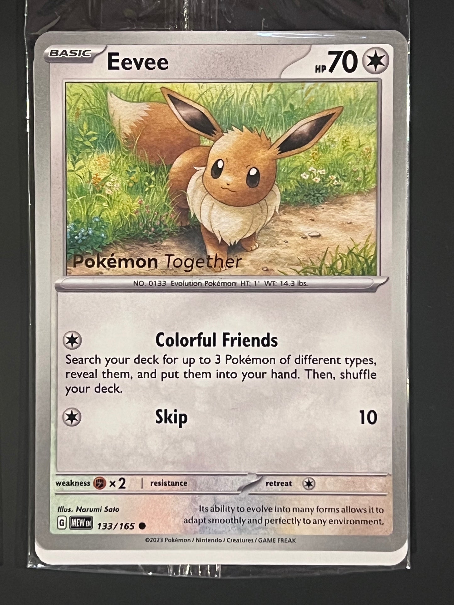 025/165 Pikachu & 133/165 Eevee (STAMPED) (SEALED) - Pokémon 151 Pokémon Together Promos