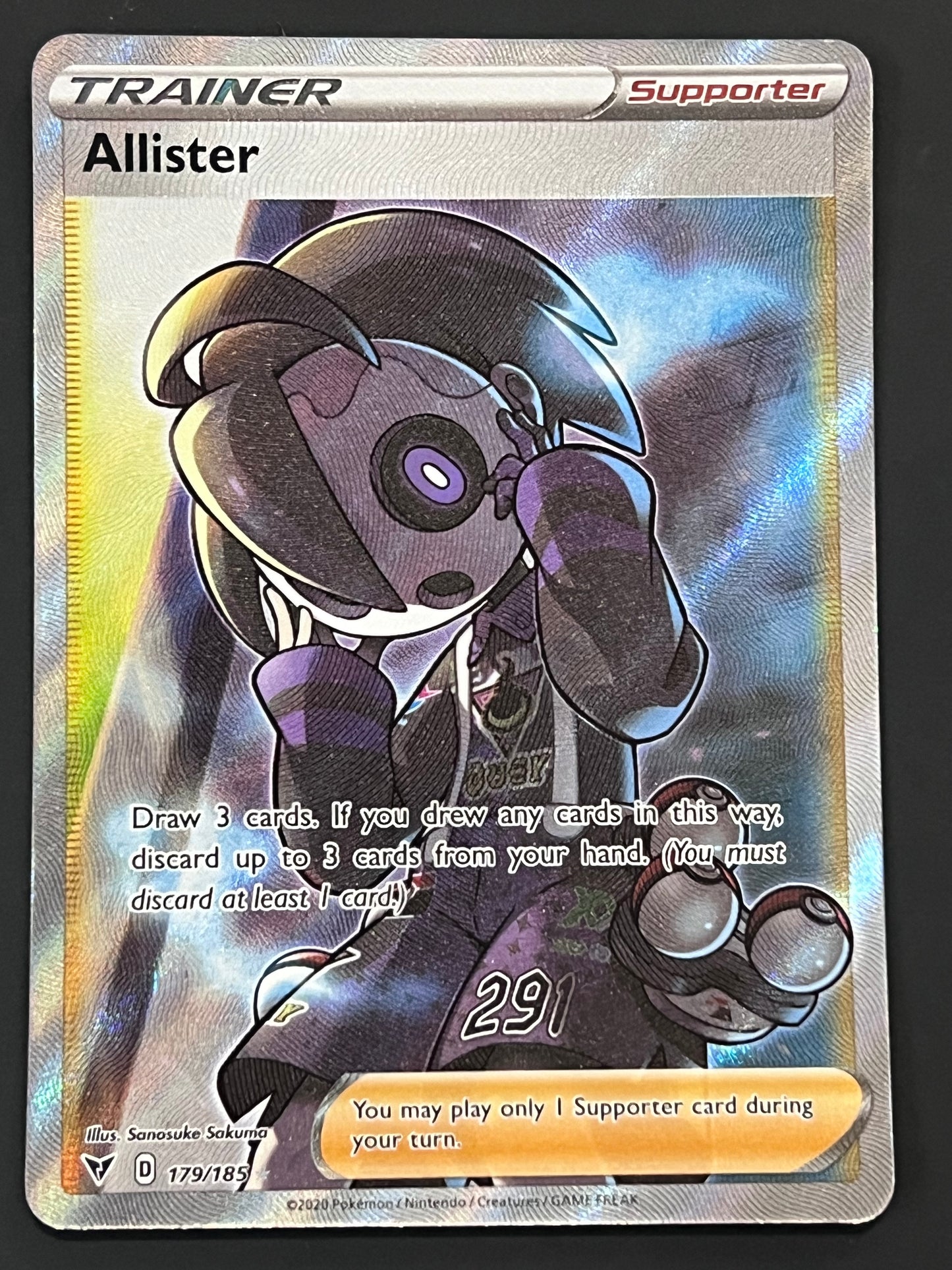 179/185 Allister - Pokémon Vivid Voltage Full Art
