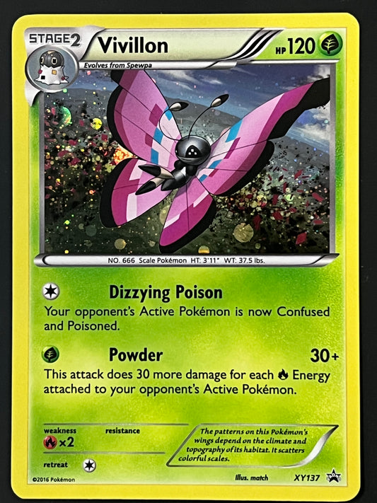 Vivillon - XY137 Holo Promo Black Star