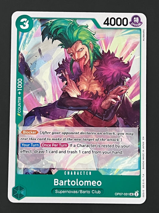 OP07-031 Bartolomeo - One Piece The Best Vol. 2 Uncommon