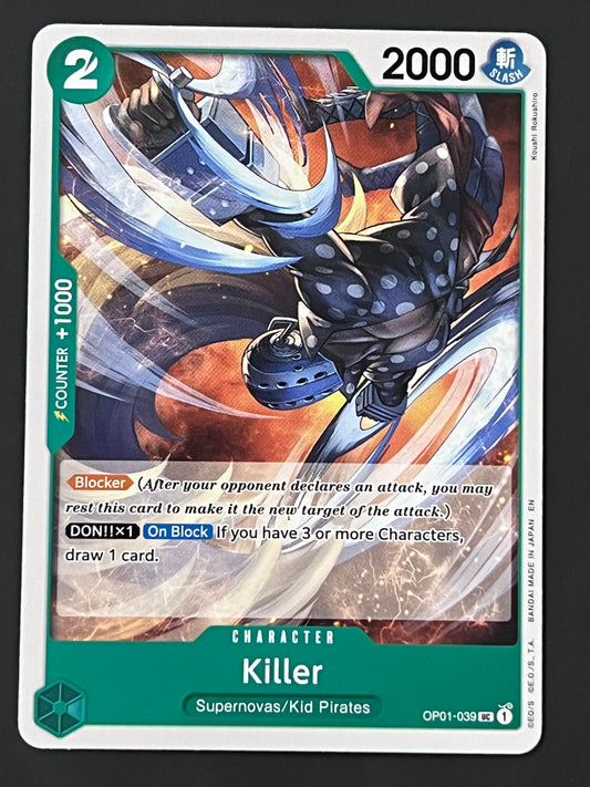 OP01-039 Killer - One Piece The Best Vol. 2 Uncommon