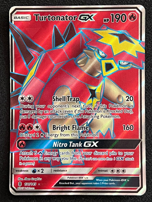 131/145 Turtonator Gx - Pokémon Guardians Rising Full Art