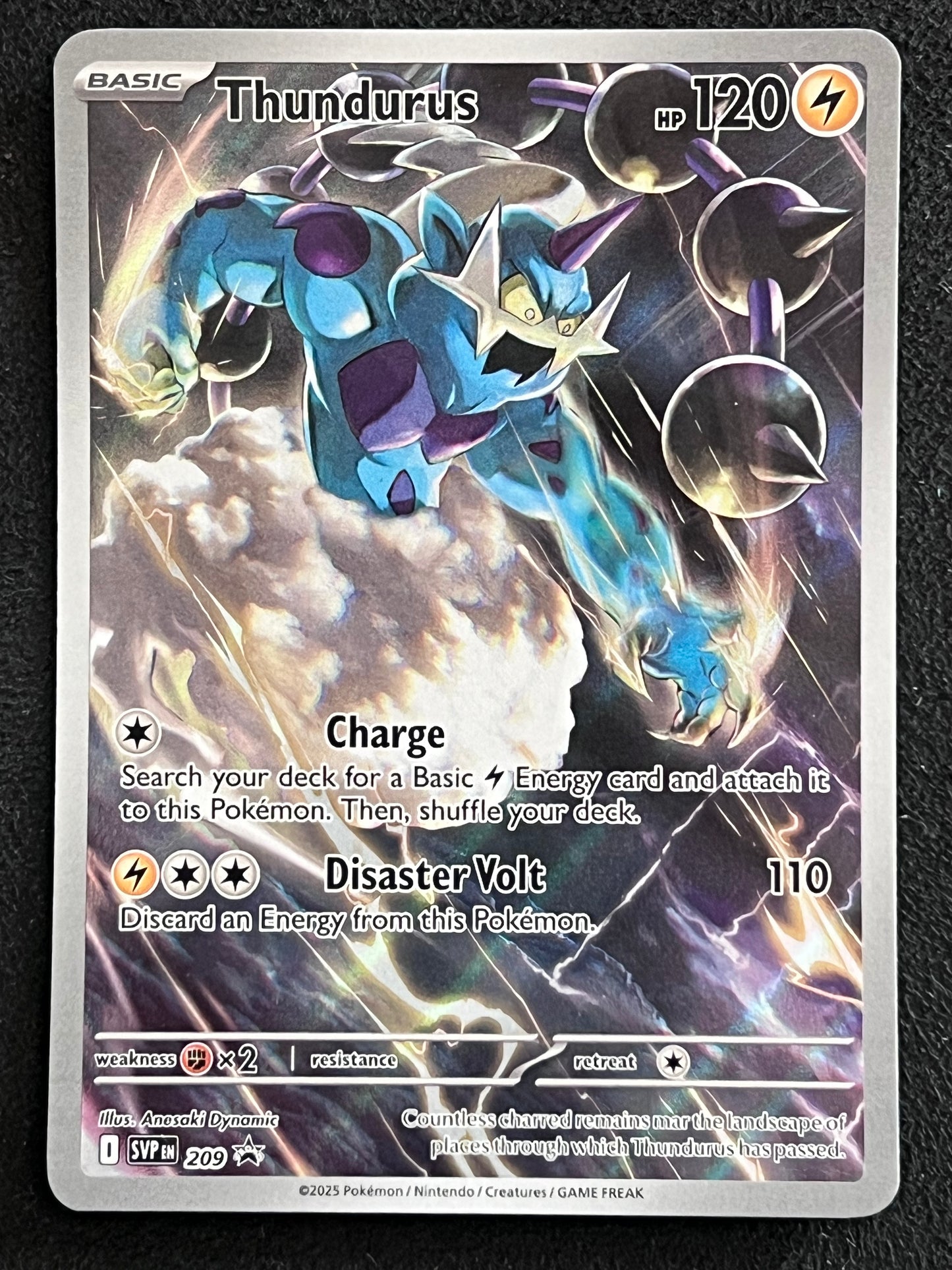 SVP209 Thundurus - Black Star Promo