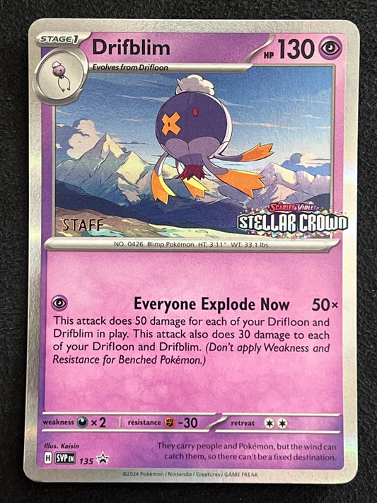 SVP135 Drifblim (STAFF) - Stamped Black Star Promo
