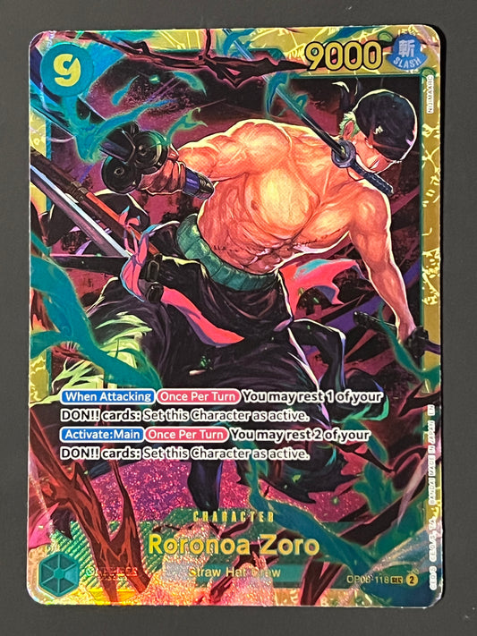 OP06-118 Roronoa Zoro - One Piece The Best Vol. 2 Secret Rare