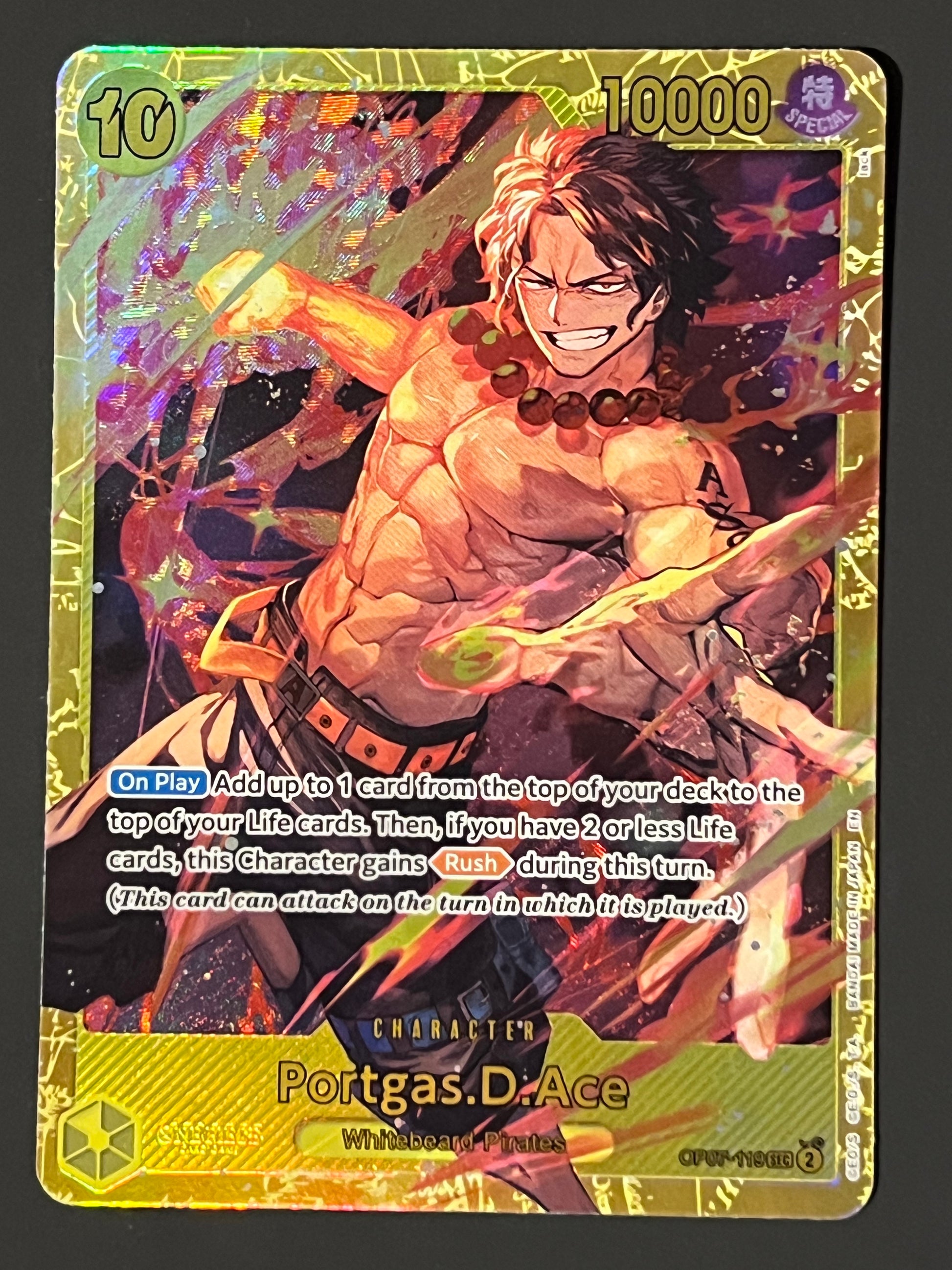 OP07-119 Portgas.D.Ace - One Piece The Best Vol. 2 Secret Rare Jarvvos OP07-119 Portgas.D.Ace - One Piece The Best Vol. 2 Secret Rare Jarvvos