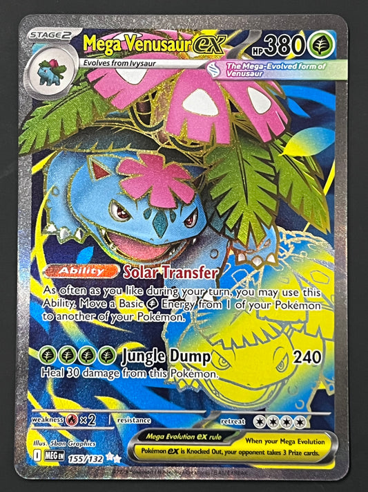 155/132 Mega Venusaur ex - Pokémon Mega Evolution Base Ultra Rare