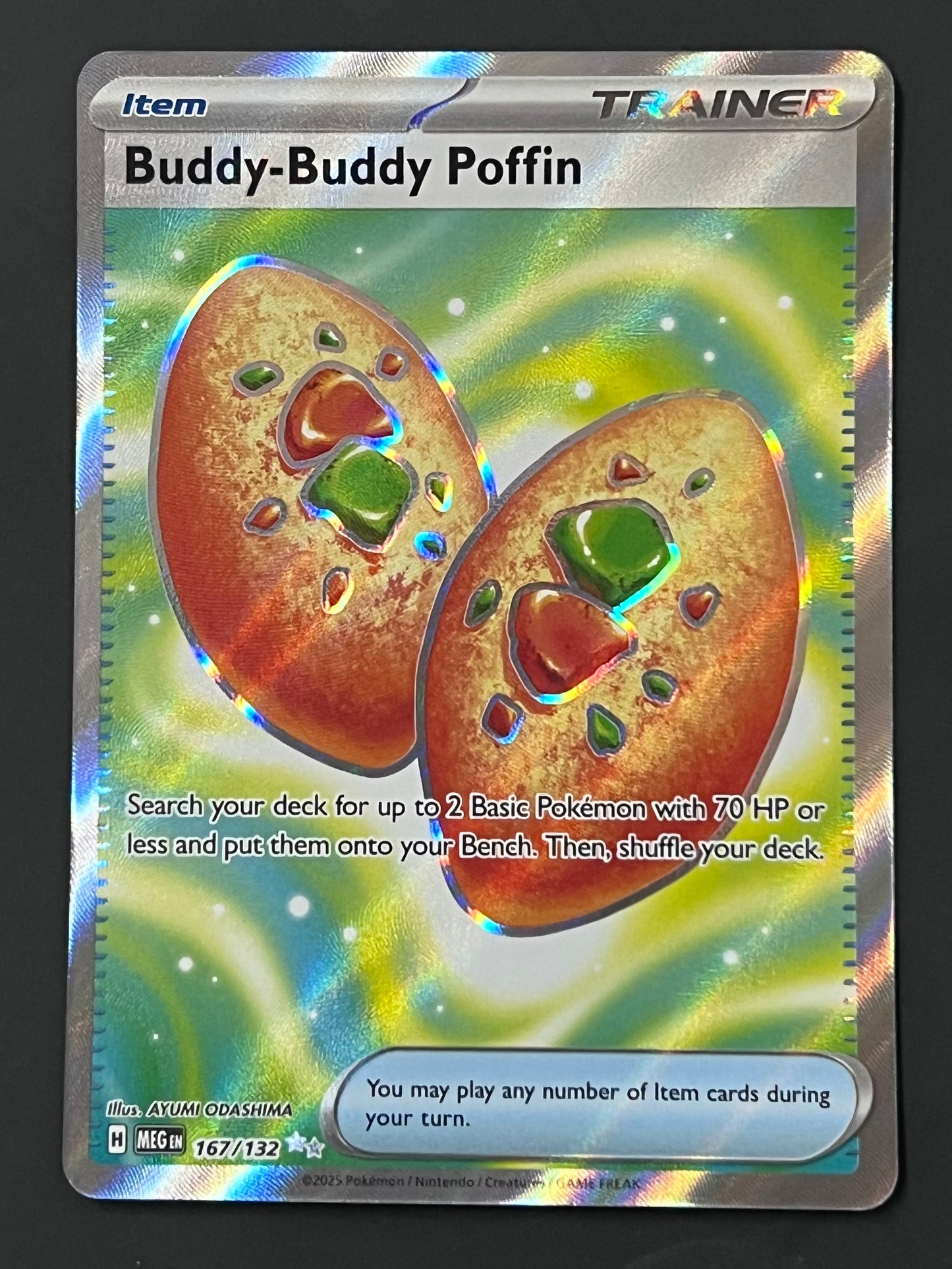 167/132 Buddy-Buddy Poffin - Pokémon Mega Evolution Base Ultra Rare