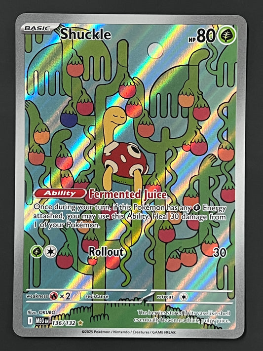 136/132 Shuckle - Pokémon Mega Evolution Base Illustration Rare