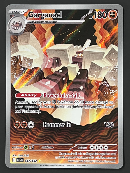 147/132 Garganacl - Pokémon Mega Evolution Base Illustration Rare