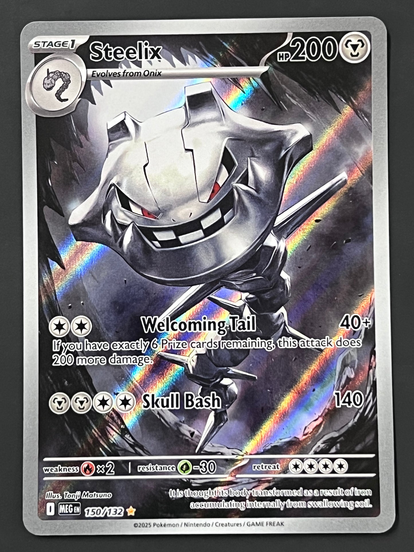 150/132 Steelix - Pokémon Mega Evolution Base Illustration Rare