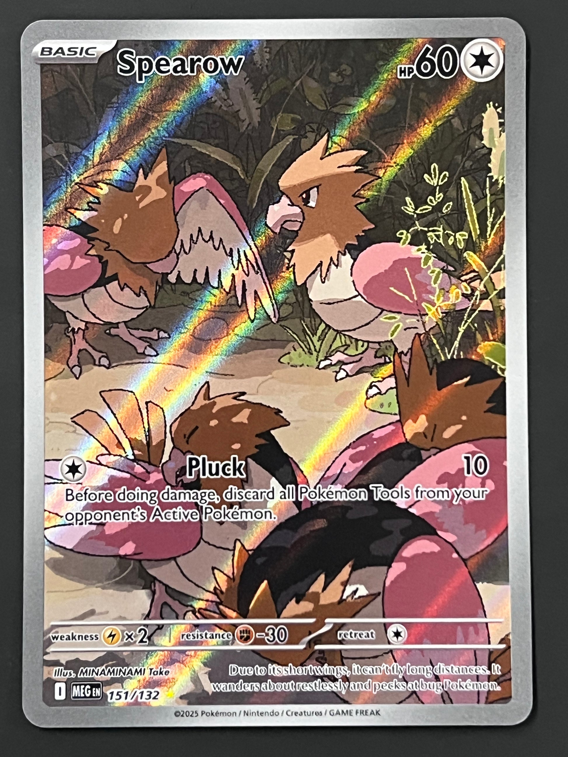 151/132 Spearow - Pokmon Mega Evolution Base Illustration Rare Jarvvos 151/132 Spearow - Pokmon Mega Evolution Base Illustration Rare Jarvvos