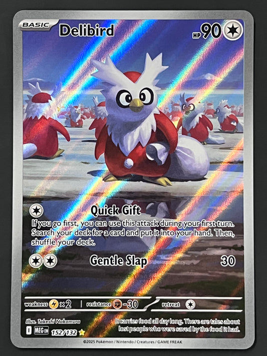152/132 Delibird - Pokémon Mega Evolution Base Illustration Rare
