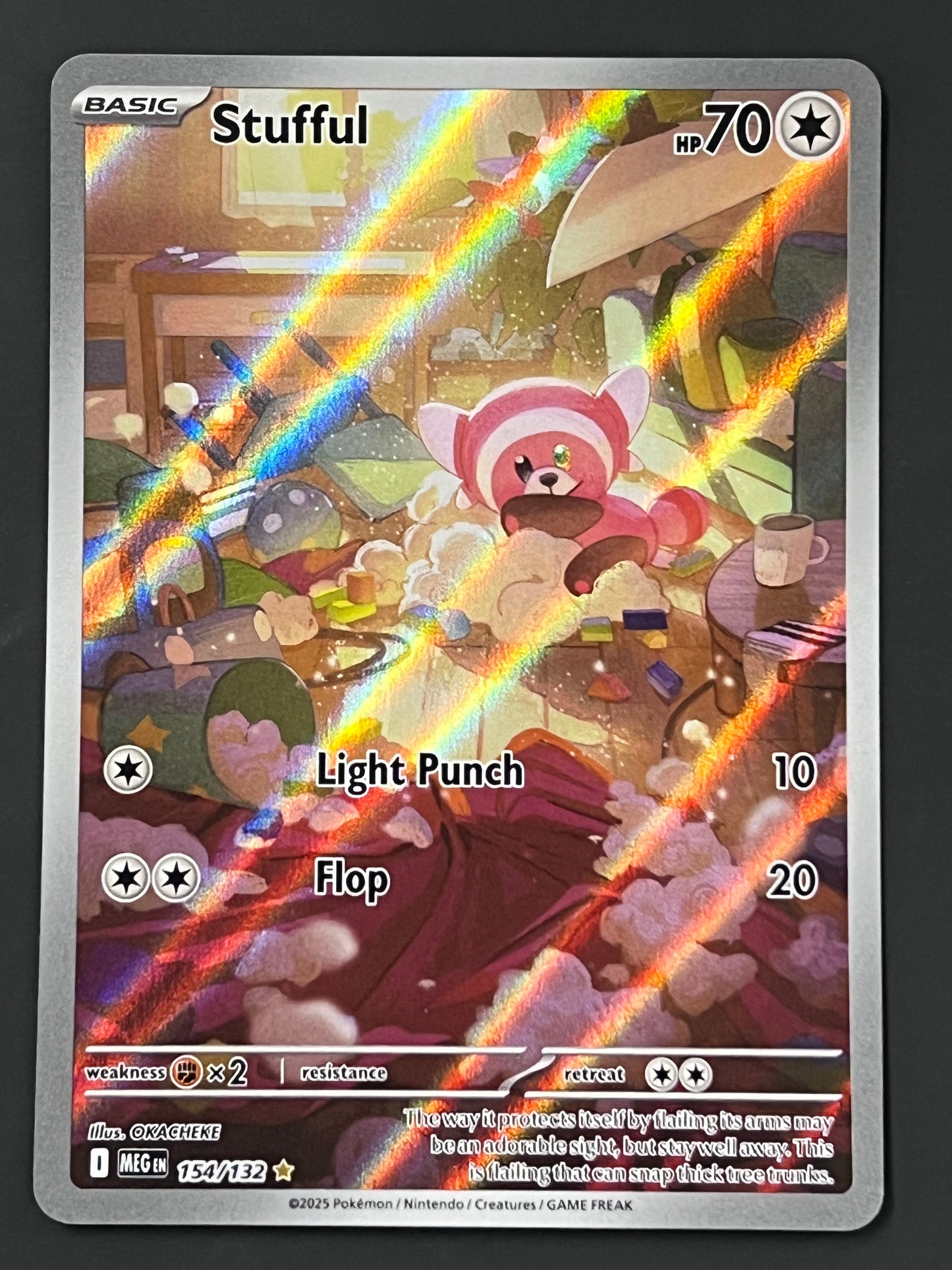 154/132 Stufful - Pokémon Mega Evolution Base Illustration Rare