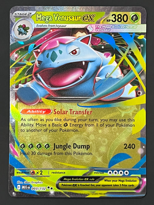 003/132 Mega Venusaur ex - Pokémon Mega Evolution Base Double Rare
