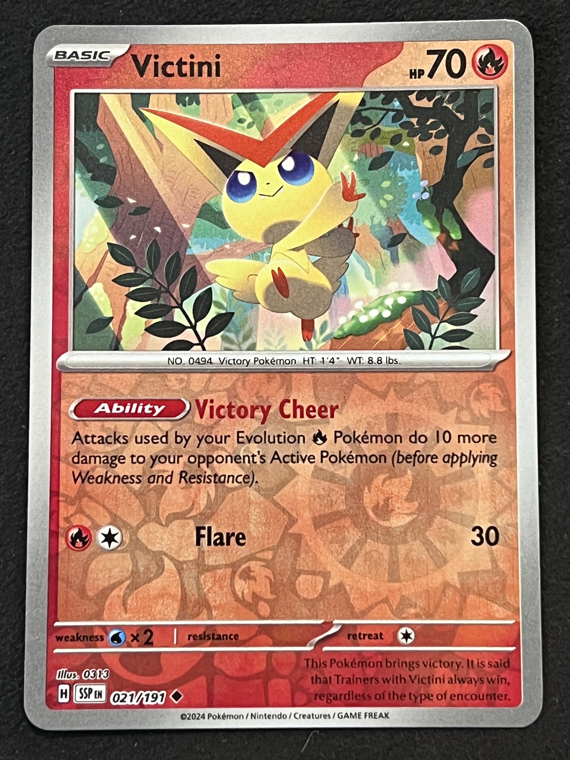 021/191 Victini - Pokmon Surging Sparks Uncommon Reverse Jarvvos 021/191 Victini - Pokmon Surging Sparks Uncommon Reverse Jarvvos