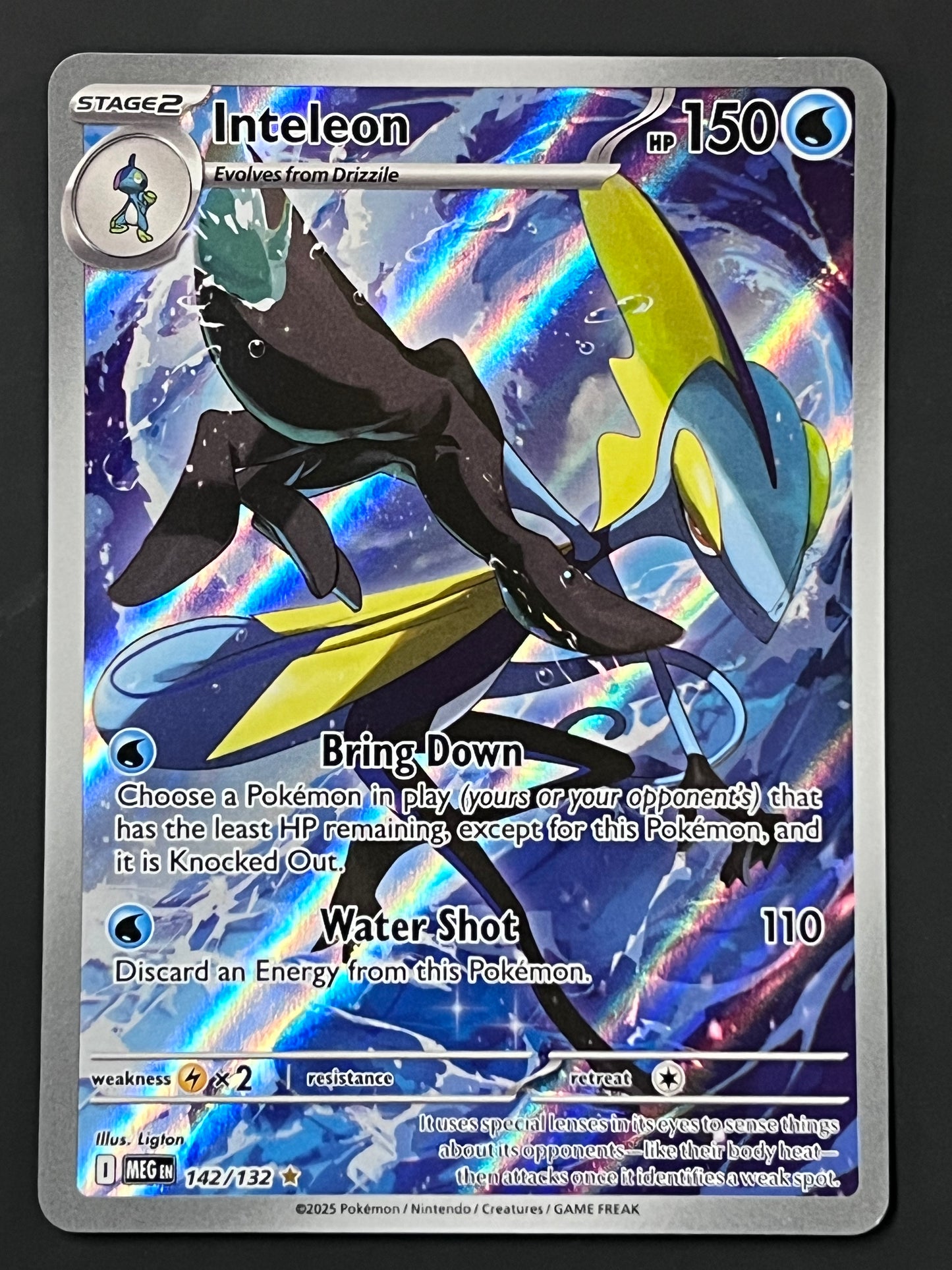 142/132 Inteleon - Pokémon Mega Evolution Base Illustration Rare