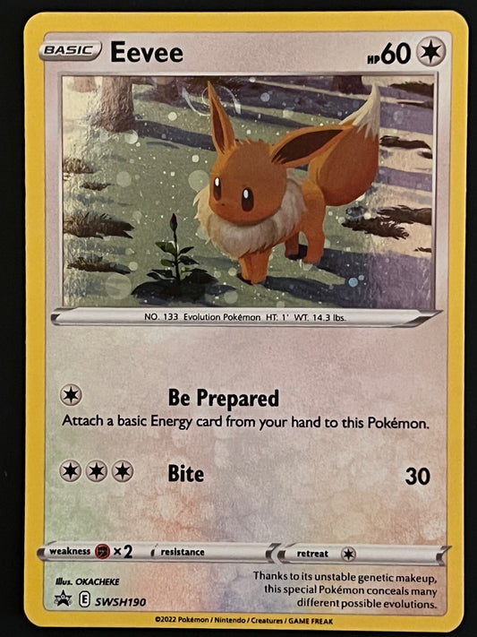 Eevee - SWSH190 Holo Promo Black Star