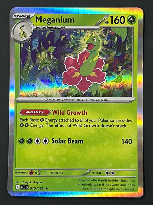 010/132 Meganium - Pokémon Mega Evolution Base Rare Holo