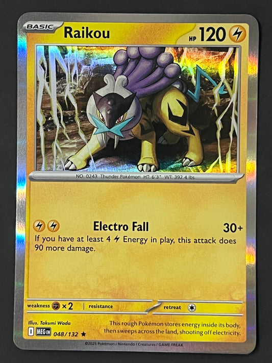 048/132 Raikou - Pokémon Mega Evolution Base Rare Holo