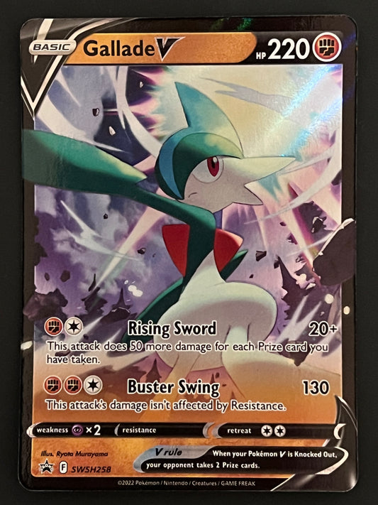 SWSH258 Gallade V - Black Star Promo