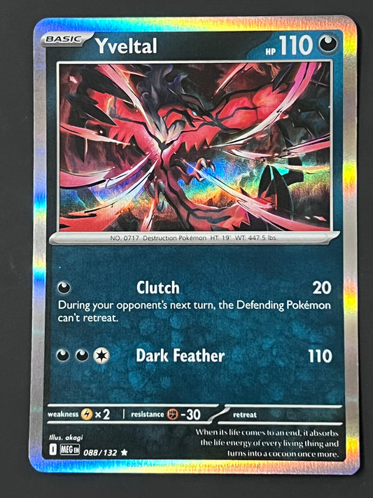 088/132 Yveltal - Pokémon Mega Evolution Base Rare Holo