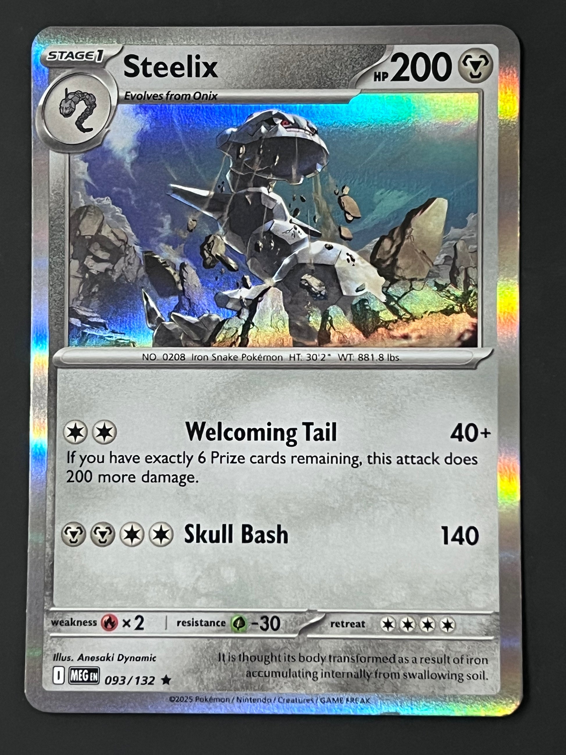 093/132 Steelix - Pokmon Mega Evolution Base Rare Holo Jarvvos 093/132 Steelix - Pokmon Mega Evolution Base Rare Holo Jarvvos