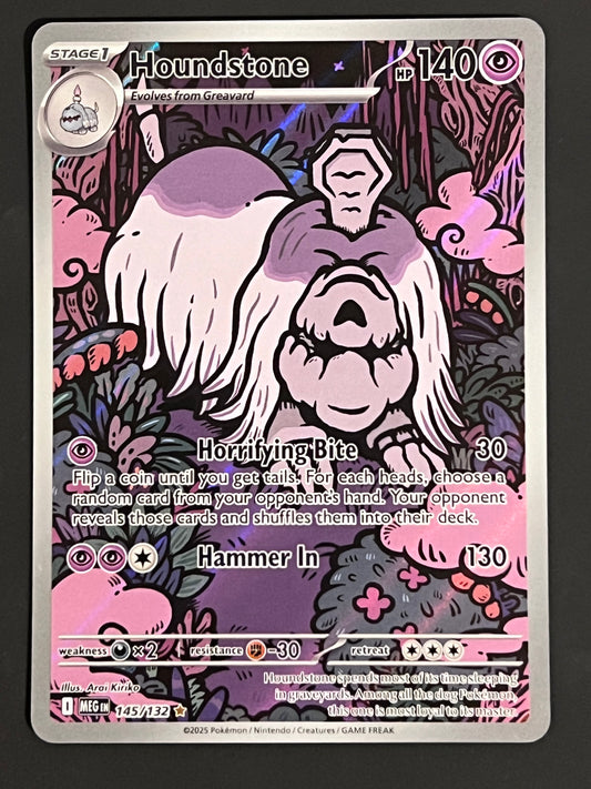 145/132 Houndstone - Pokémon Mega Evolution Base Illustration Rare