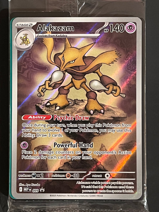 MEP009 Alakazam (SEALED) - Pokémon Black Star Promo