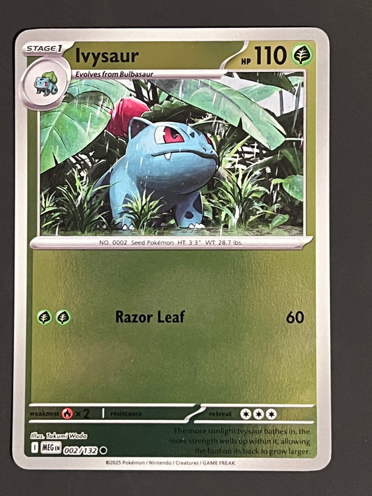 002/132 Ivysaur - Pokémon Mega Evolution Base Common Reverse