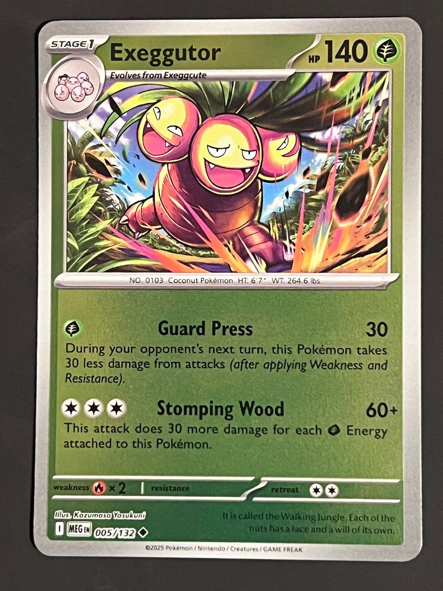 005/132 Exeggutor - Pokémon Mega Evolution Base Uncommon Reverse
