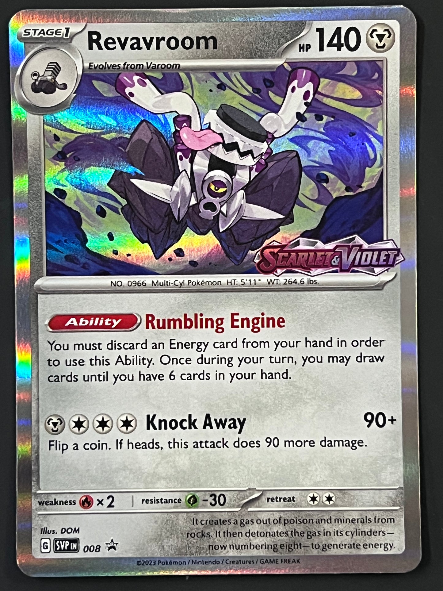 SVP008 Revavroom - Stamped Black Star Promo