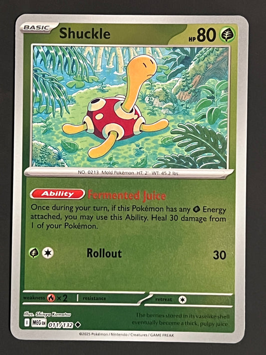 011/132 Shuckle - Pokémon Mega Evolution Base Uncommon Reverse