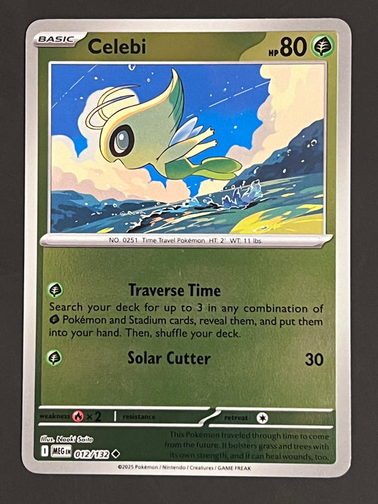 012/132 Celebi - Pokémon Mega Evolution Base Uncommon Reverse