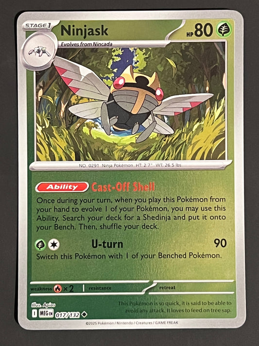 017/132 Ninjask - Pokémon Mega Evolution Base Uncommon Reverse