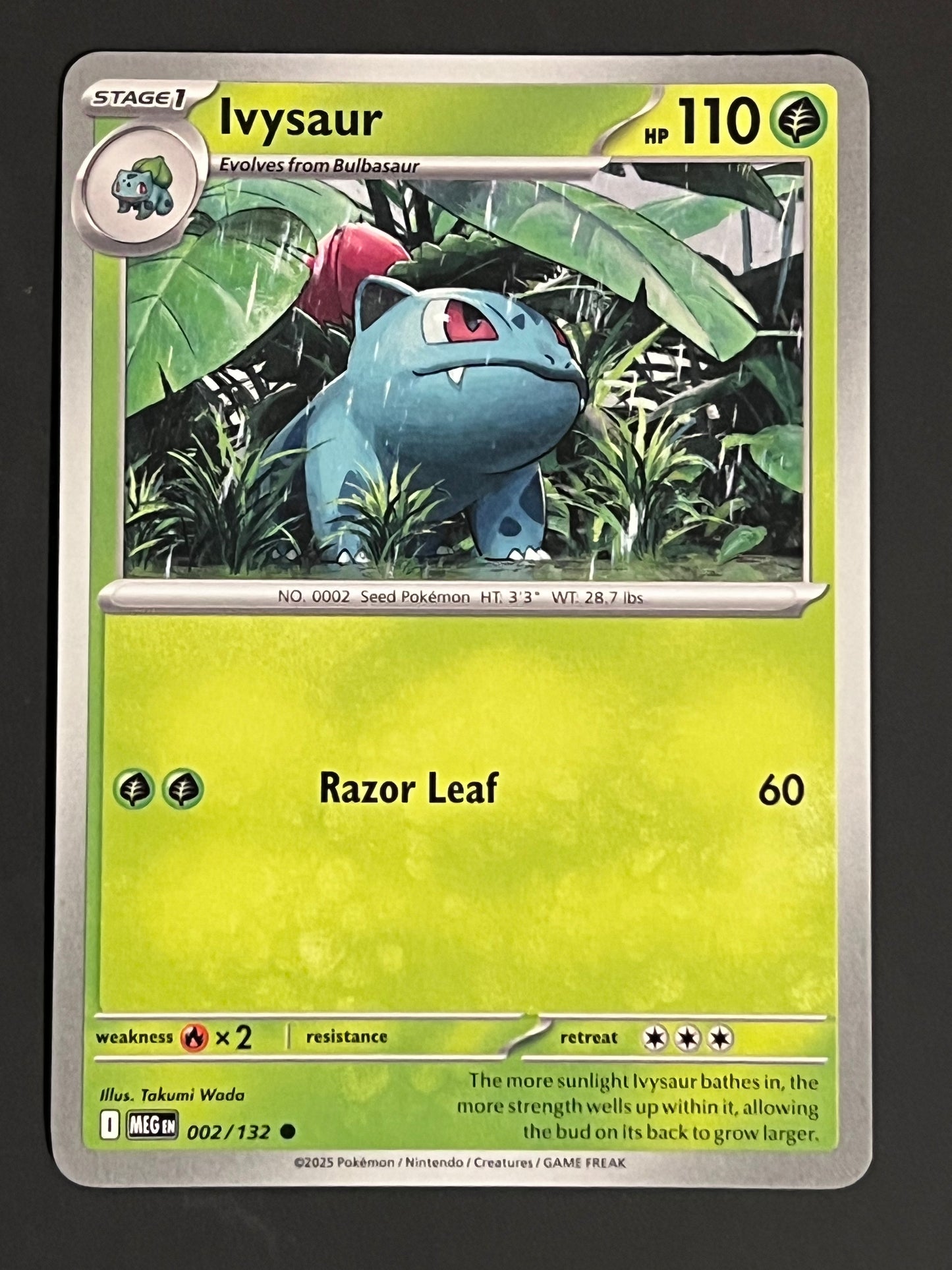 002/132 Ivysaur - Pokémon Mega Evolution Base Common
