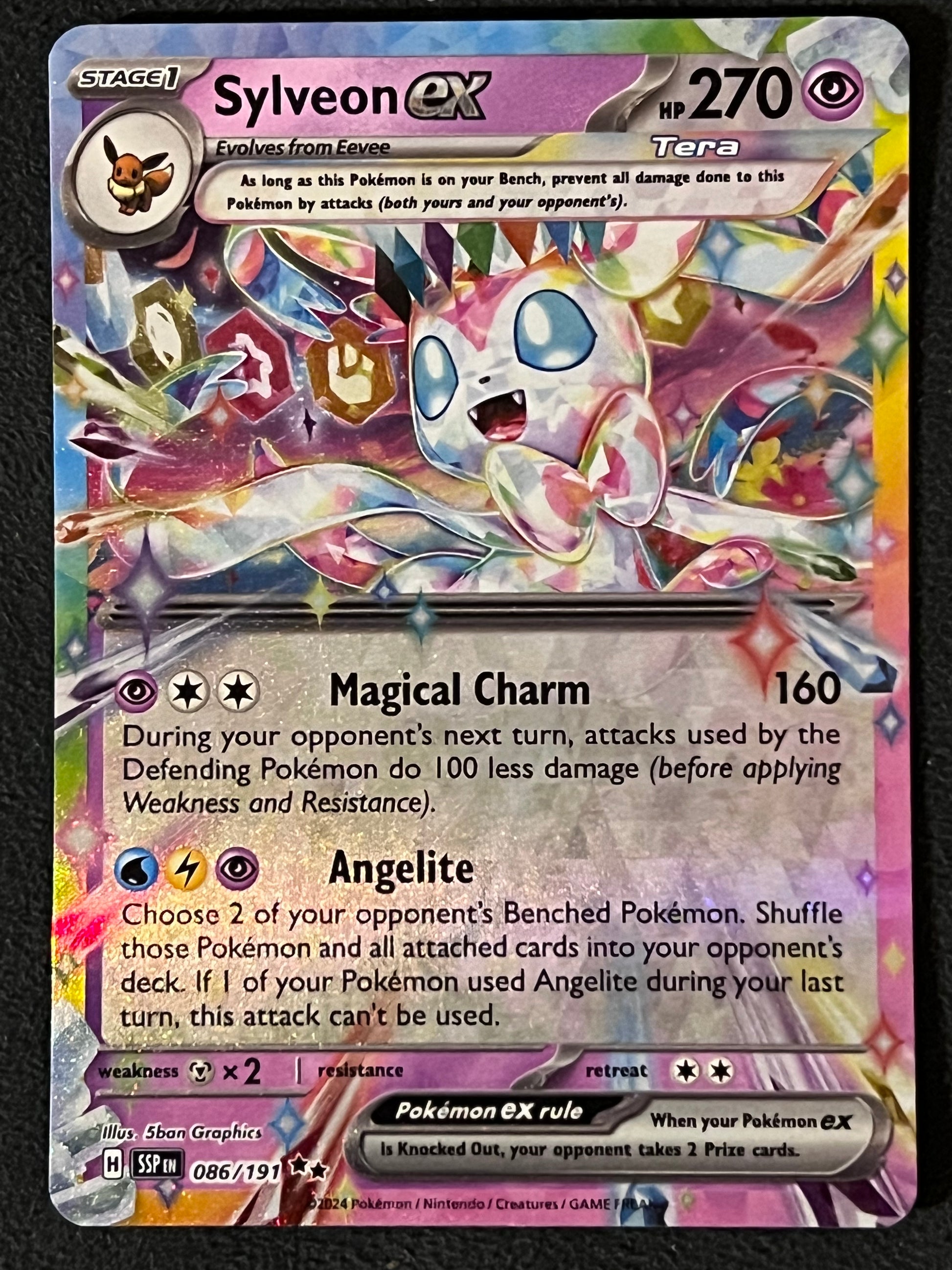 086/191 Sylveon Ex - Pokmon Surging Sparks Double Rare Jarvvos 086/191 Sylveon Ex - Pokmon Surging Sparks Double Rare Jarvvos