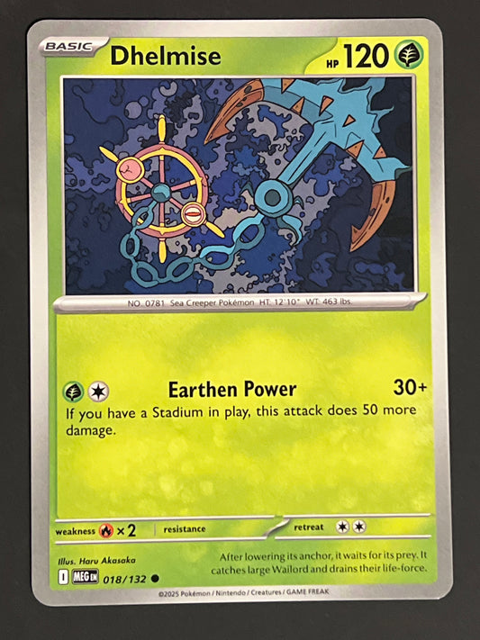 018/132 Dhelmise - Pokémon Mega Evolution Base Common