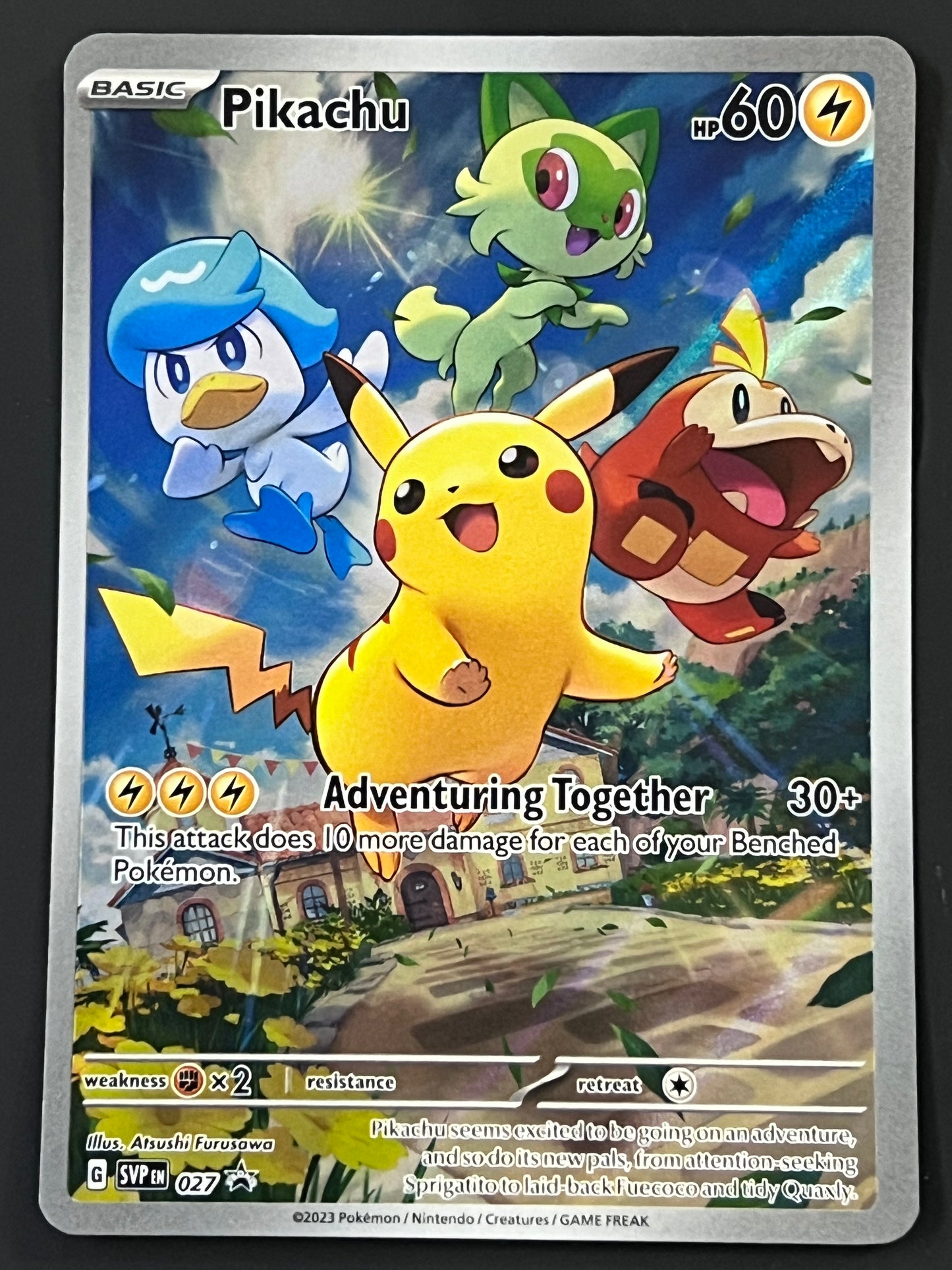 SVP027 Pikachu - Black Star Promo