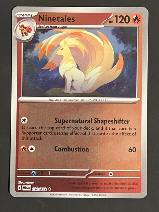020/132 Ninetales - Pokémon Mega Evolution Base Uncommon Reverse