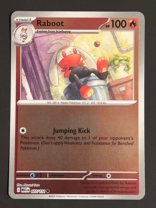 027/132 Raboot - Pokémon Mega Evolution Base Common Reverse