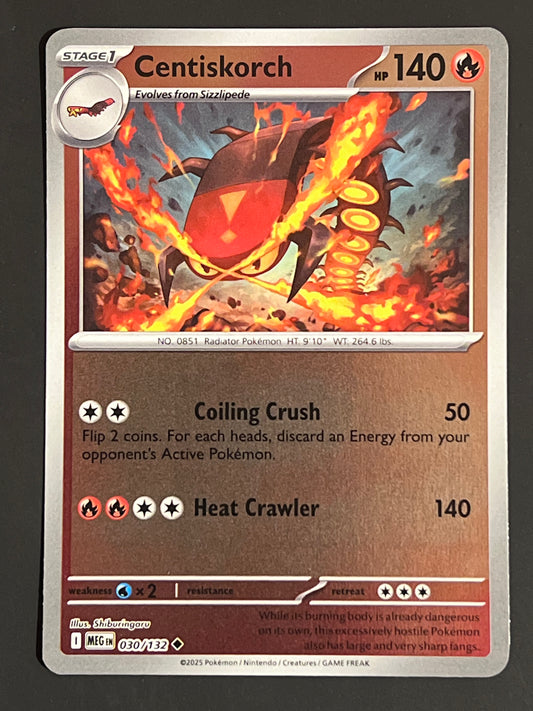 030/132 Centiskorch - Pokémon Mega Evolution Base Uncommon Reverse
