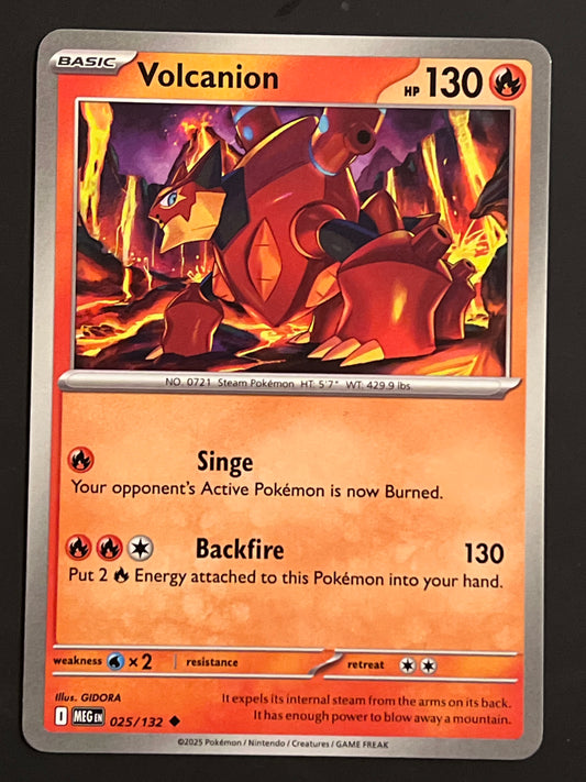025/132 Volcanion - Pokémon Mega Evolution Base Uncommon