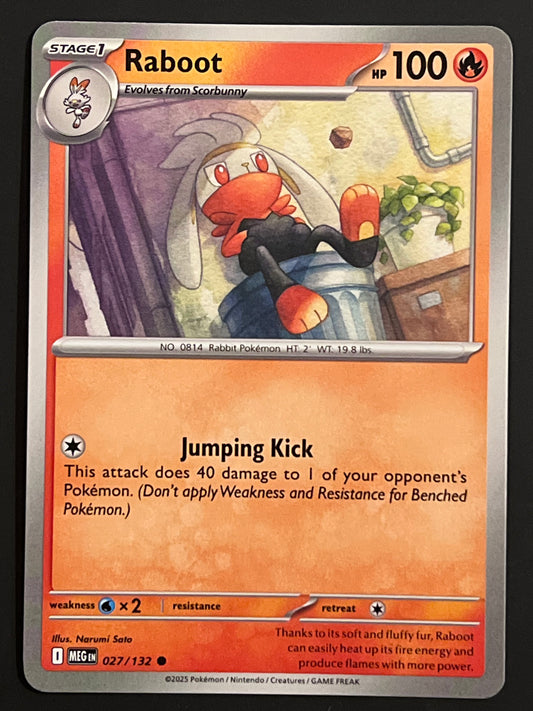 027/132 Raboot - Pokémon Mega Evolution Base Common